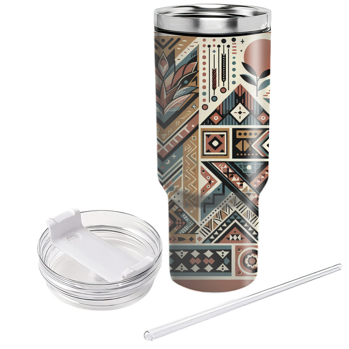 Bold Tribal Prints  Custom Tumblers