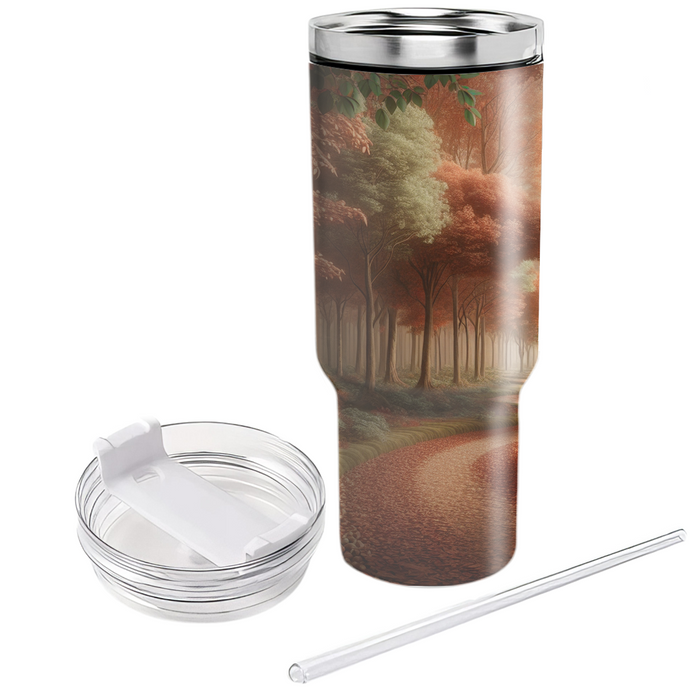 Autumn Woods Trail  Personalized Tumblers