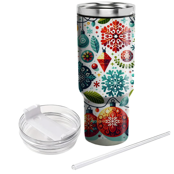 Winter Holiday Joy  Decorative Tumblers