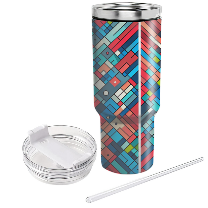 Stained Glass Geometry  Custom Tumblers