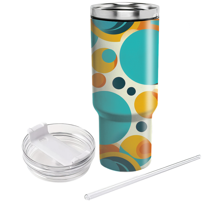 Retro Circle Pop Tumbler Cups