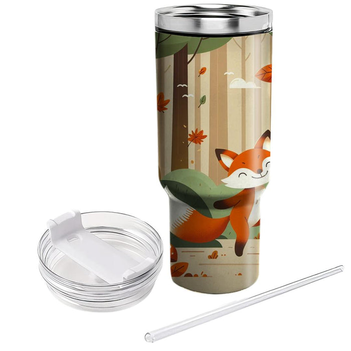 Woodland Fox  Decorative Tumblers