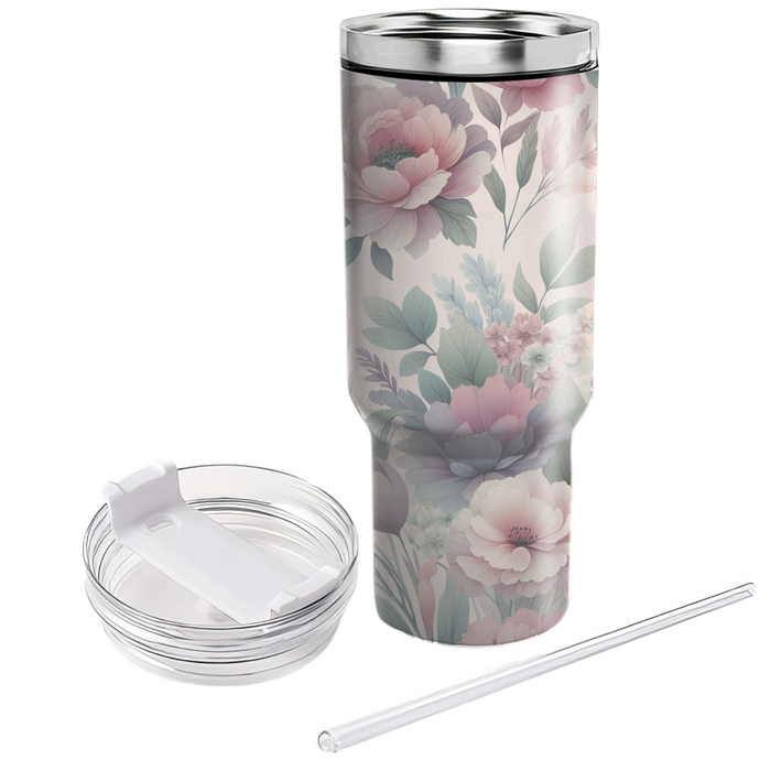 Artistic Floral Watercolor  Custom Tumblers