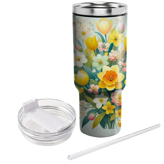 Blooming Springtime  Decorative Tumblers