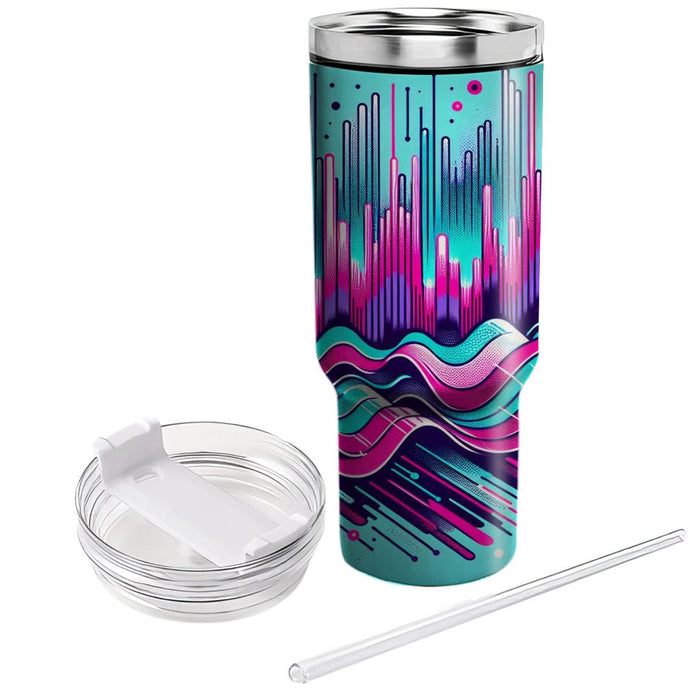 Synth Pop Glow  Tumblers With Lids