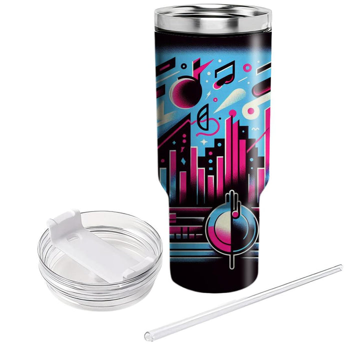 Synth Pop Soundwave  Unique Tumblers