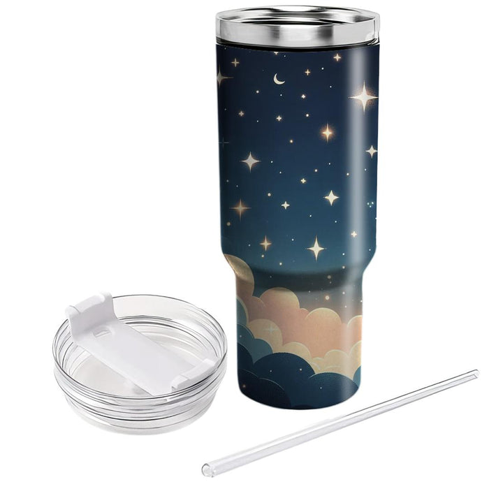 Starry Night Vibes  Tumblers With Lids