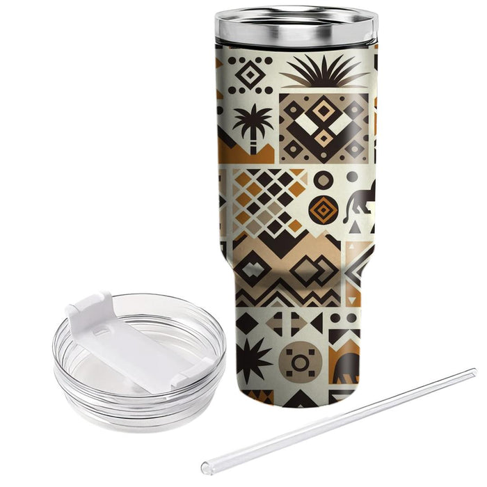 Geometric Safari  Unique Tumblers