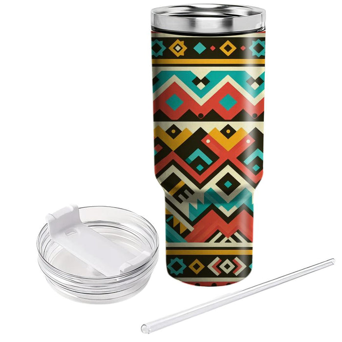 Aztec Chevron  Custom Tumblers