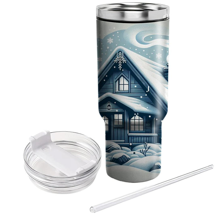 Winter Wonderland Cabin  Custom Tumblers