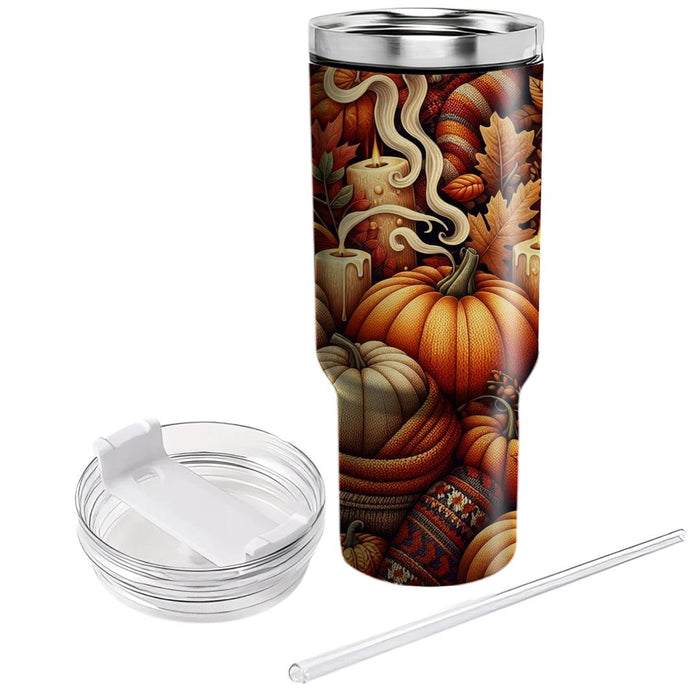 Autumn Warm Wishes  Decorative Tumblers