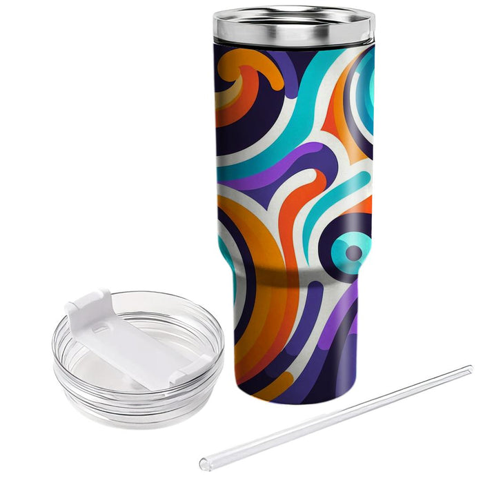 Bold Spiral Pattern  Custom Tumblers