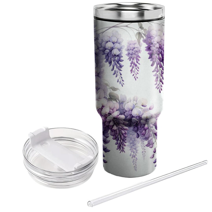 Watercolor Wisteria  Insulated Tumblers