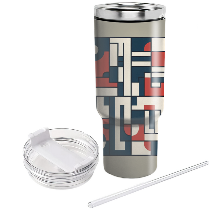 Retro Plaid Design  Unique Tumblers