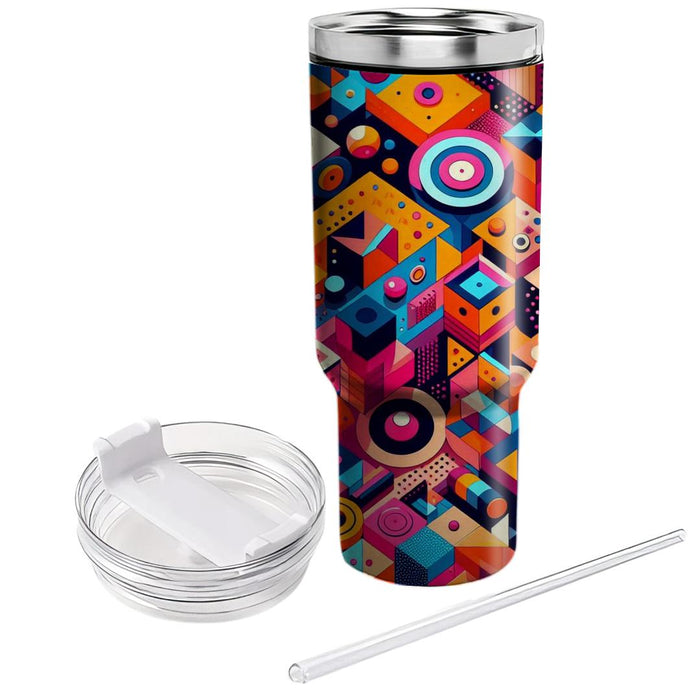 Geometric Funk  Tumbler Cups