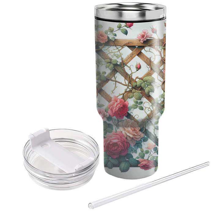 Blooming Garden Trellis  Insulated Tumblers