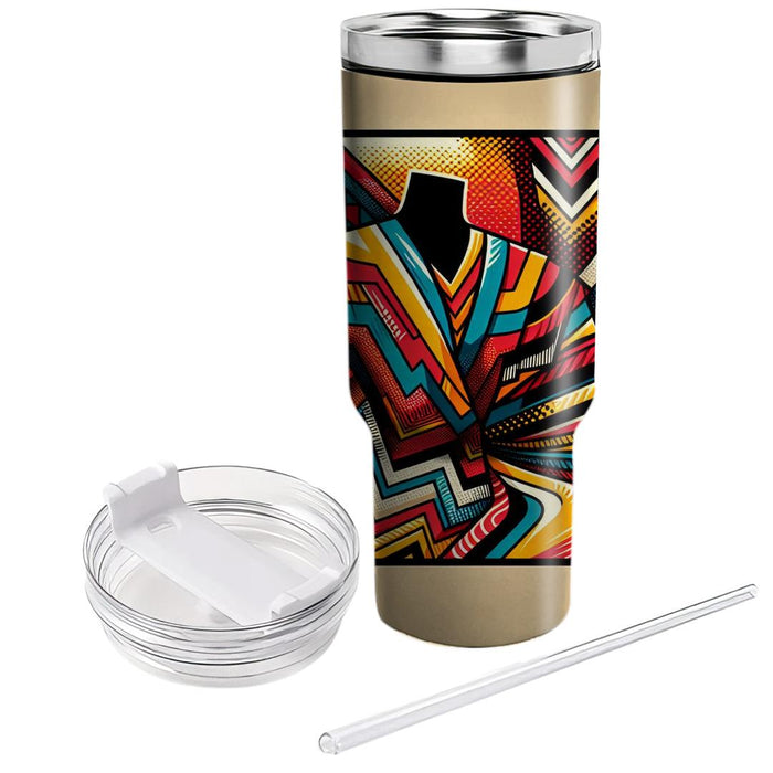 Zigzag Zest  Travel Tumblers