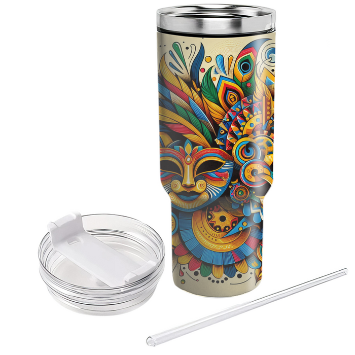 Eclectic Carnival - Fusion Of Festivities  Decorative Tumblers