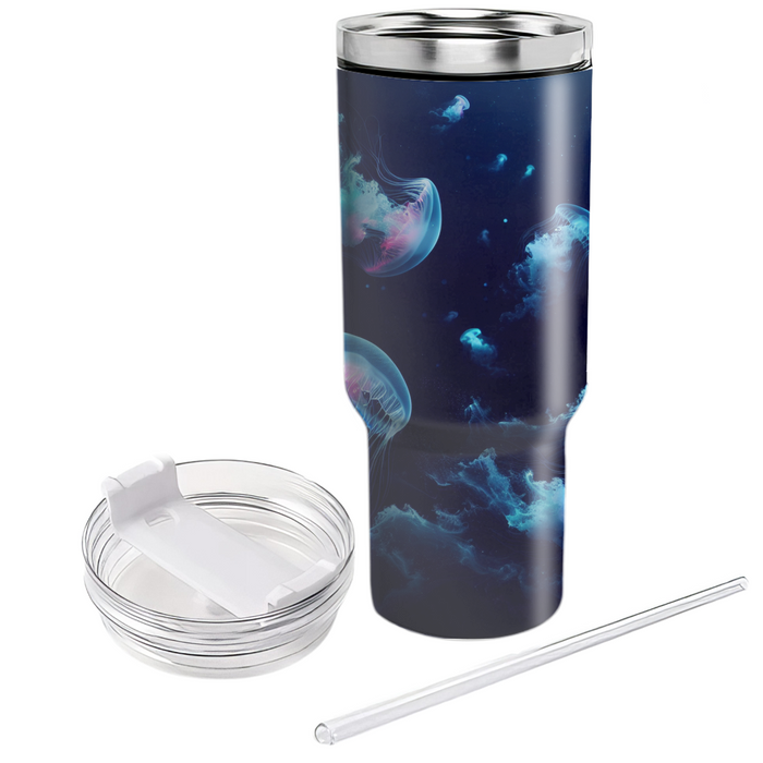 Aquatic Jellyfish Dance  Tumblers With Lids