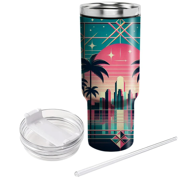 Vintage Miami Mirage Travel Tumblers