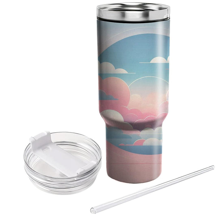 Whimsical Cloudscapes  Personalized Tumblers