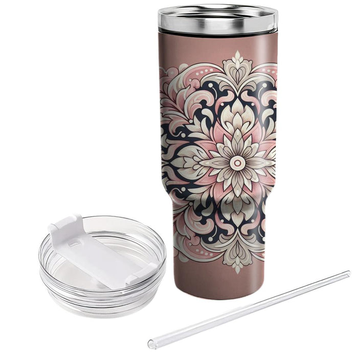 Floral Lace Design  Tumblers With Lids