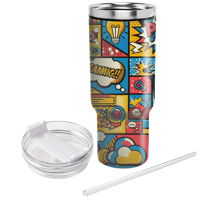 Pop Art Explosion Insulated Tumblers