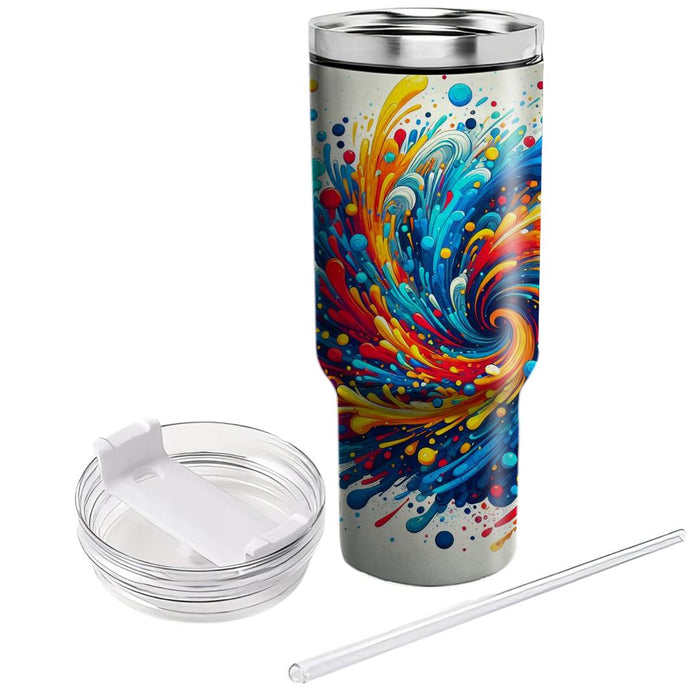 Abstract Splash  Insulated Tumblers