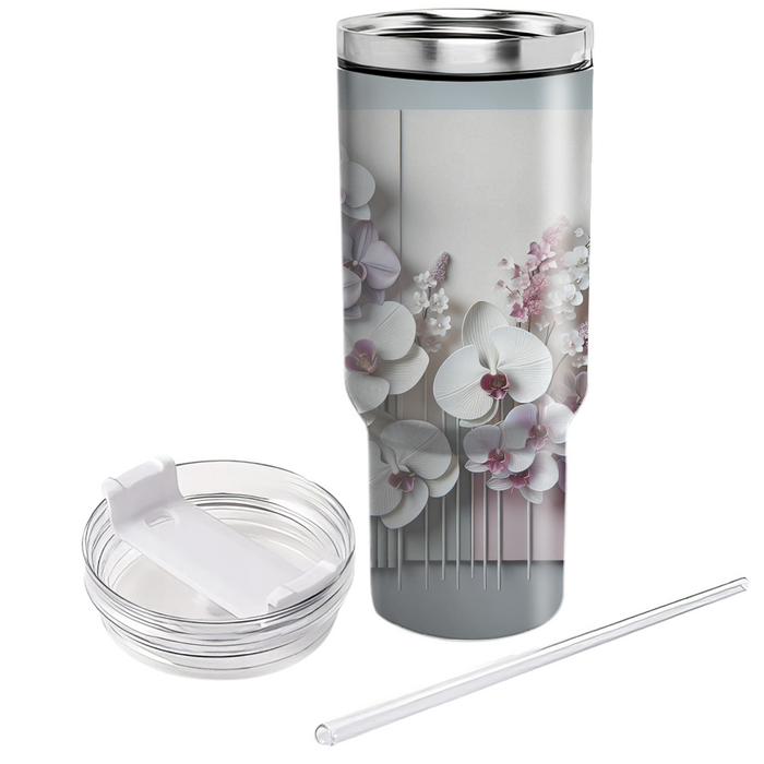 Elegant Orchid  Custom Tumblers