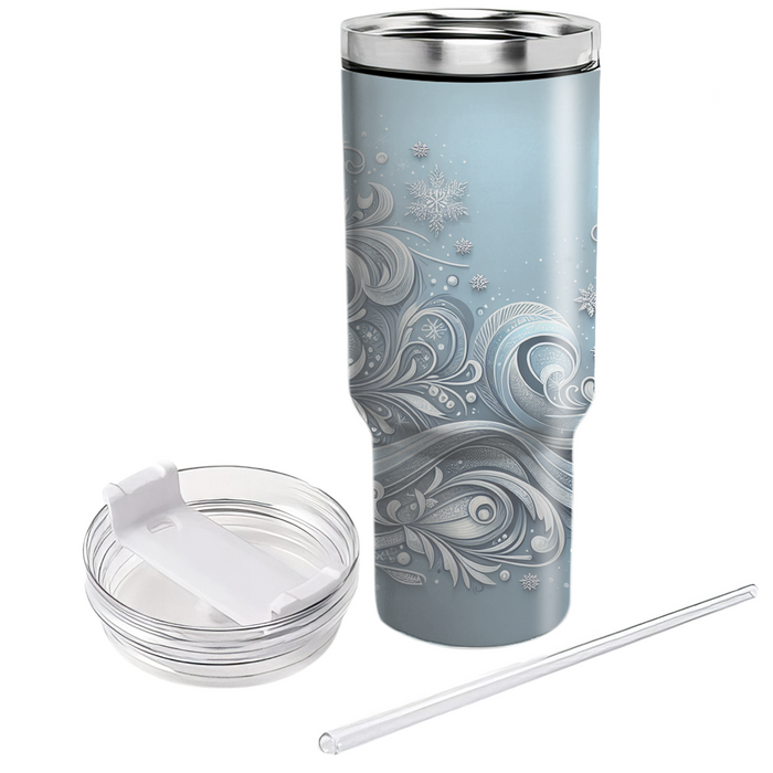 Serene Snowfall - Winter Wonderland  Tumbler Cups