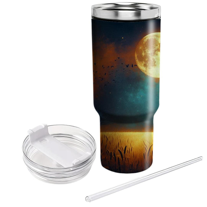 Autumn Harvest Moonlight Tumblers With Lids