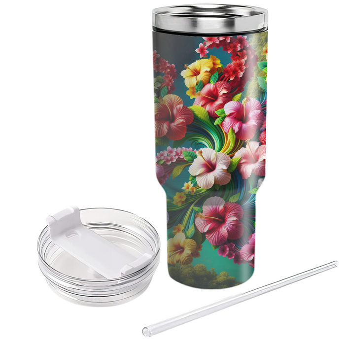 Hibiscus Paradise  Custom Tumblers