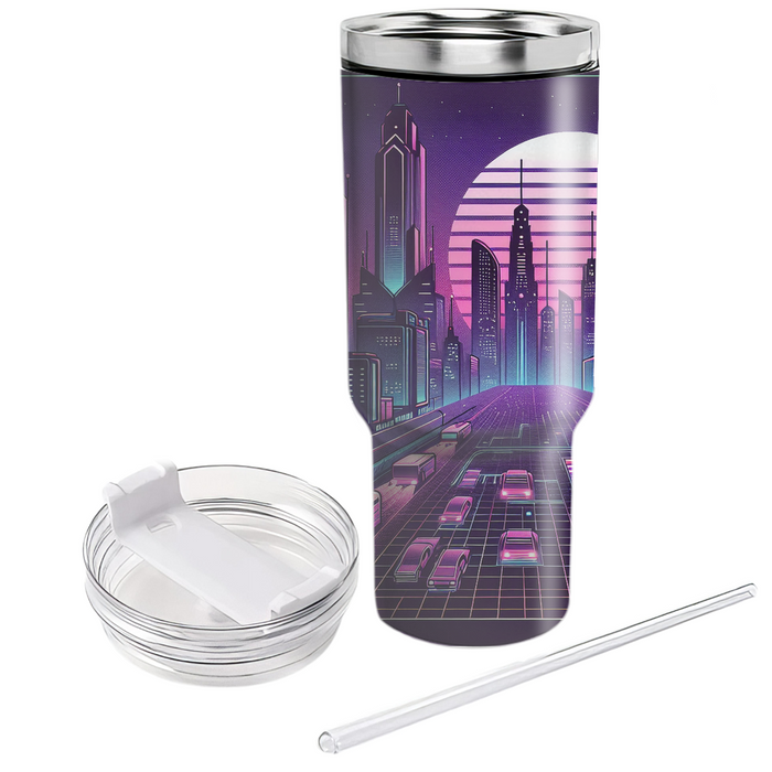 Synth City  Tumblers With Lids