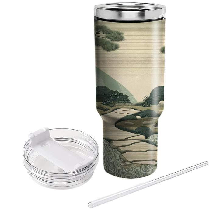 Tranquil Zen Garden  Personalized Tumblers