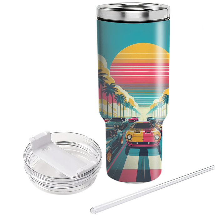 Retro Sports Cars  Custom Tumblers