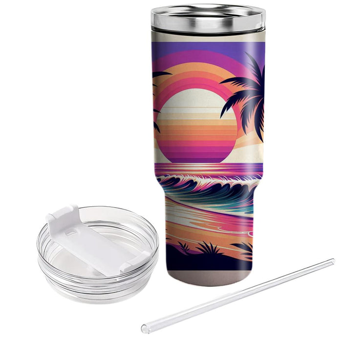 Sunset Paradise  Tumblers With Lids