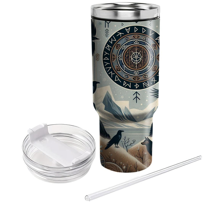 Viking Yule - Norse Winter Solstice  Travel Tumblers