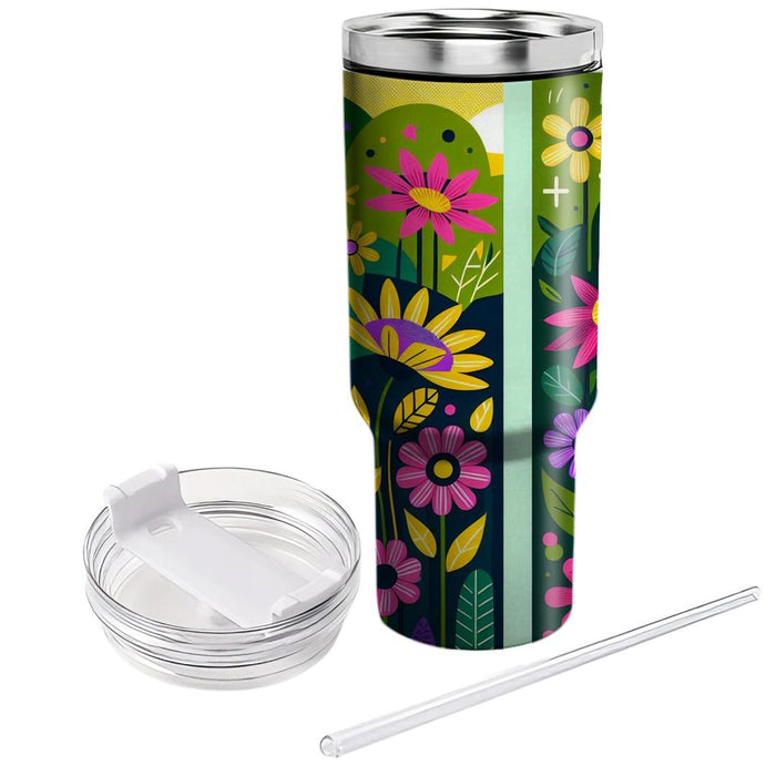 Wild Flower  Unique Tumblers