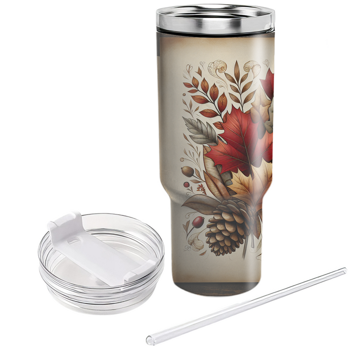 Autumn Pinecone Delight  Tumbler Cups