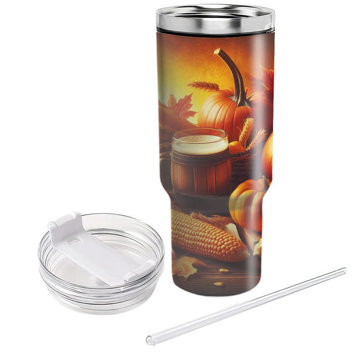 Autumn Harvest Charm  Tumbler Cups