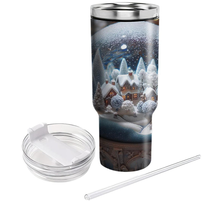 Winter Snow Globe  Custom Tumblers