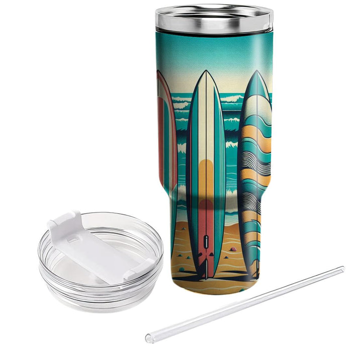 Retro Surfboard Collection  Decorative Tumblers