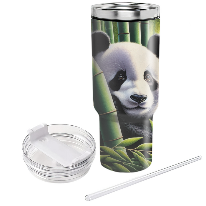 Gentle Panda Bamboo  Decorative Tumblers