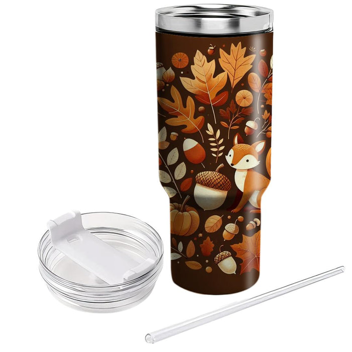 Whispers Of The Forest - An Autumn Equinox  Tumblers With Lids