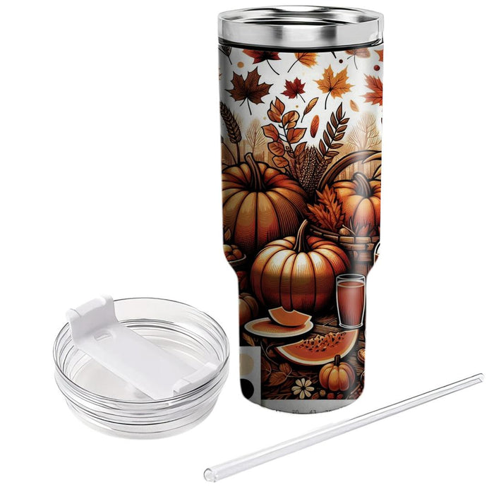 Whispers Of The Past - A Thanksgiving  Tumbler Cups