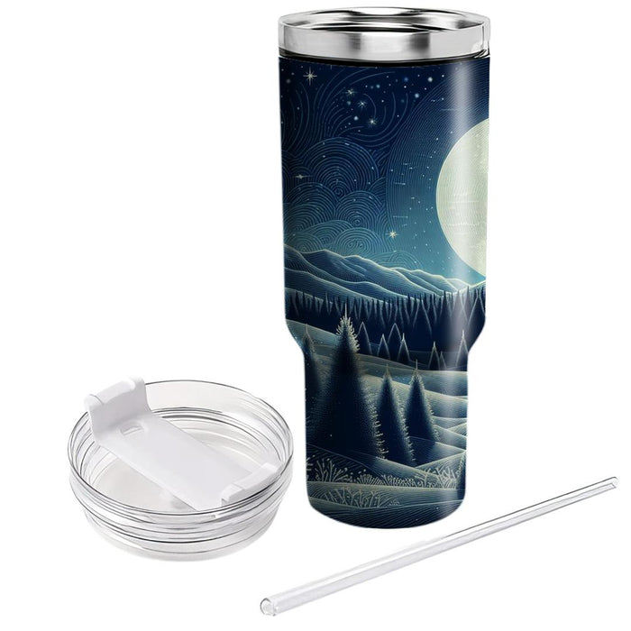 Winter Solstice Glow  Travel Tumblers