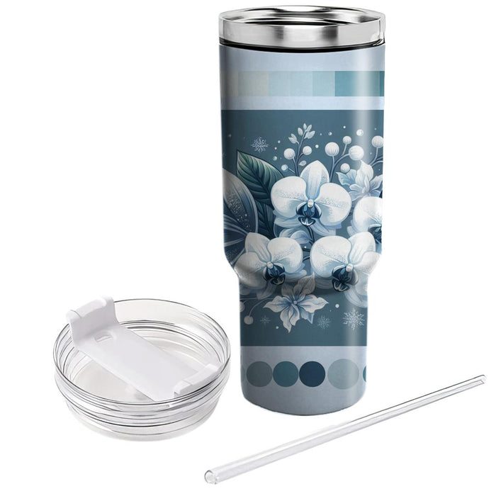 Winter Wonderland Orchid  Unique Tumblers