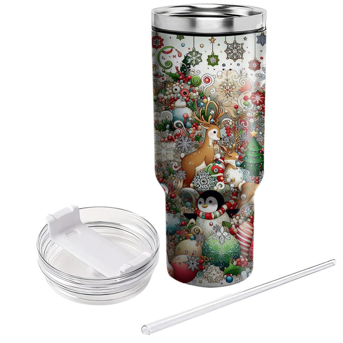 Winter Festive Wonders  Custom Tumblers