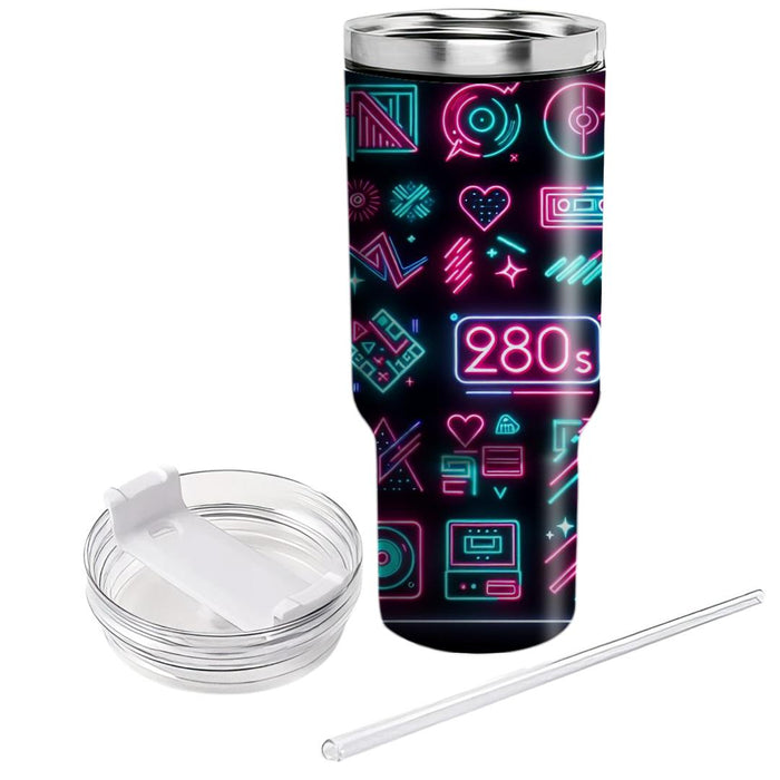 Vintage Neon Lights  Personalized Tumblers