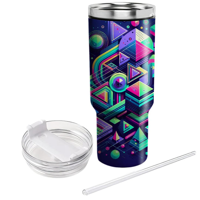 Geometric Synth  Custom Tumblers